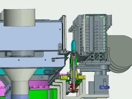 blow fil cap cooling system Heating oven cooling system