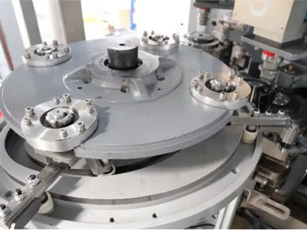 blow fill cap transfer arm Transfer arm system
