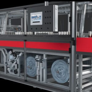 High Speed Shrink Wrapping 6 Automatic Reel Changeover System